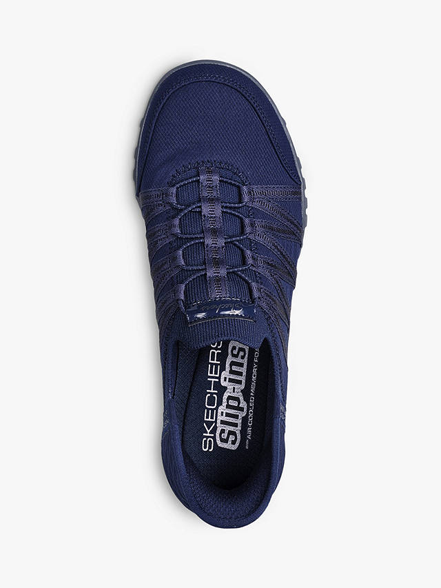 Skechers Breathe Easy Roll With Me Trainers, Navy