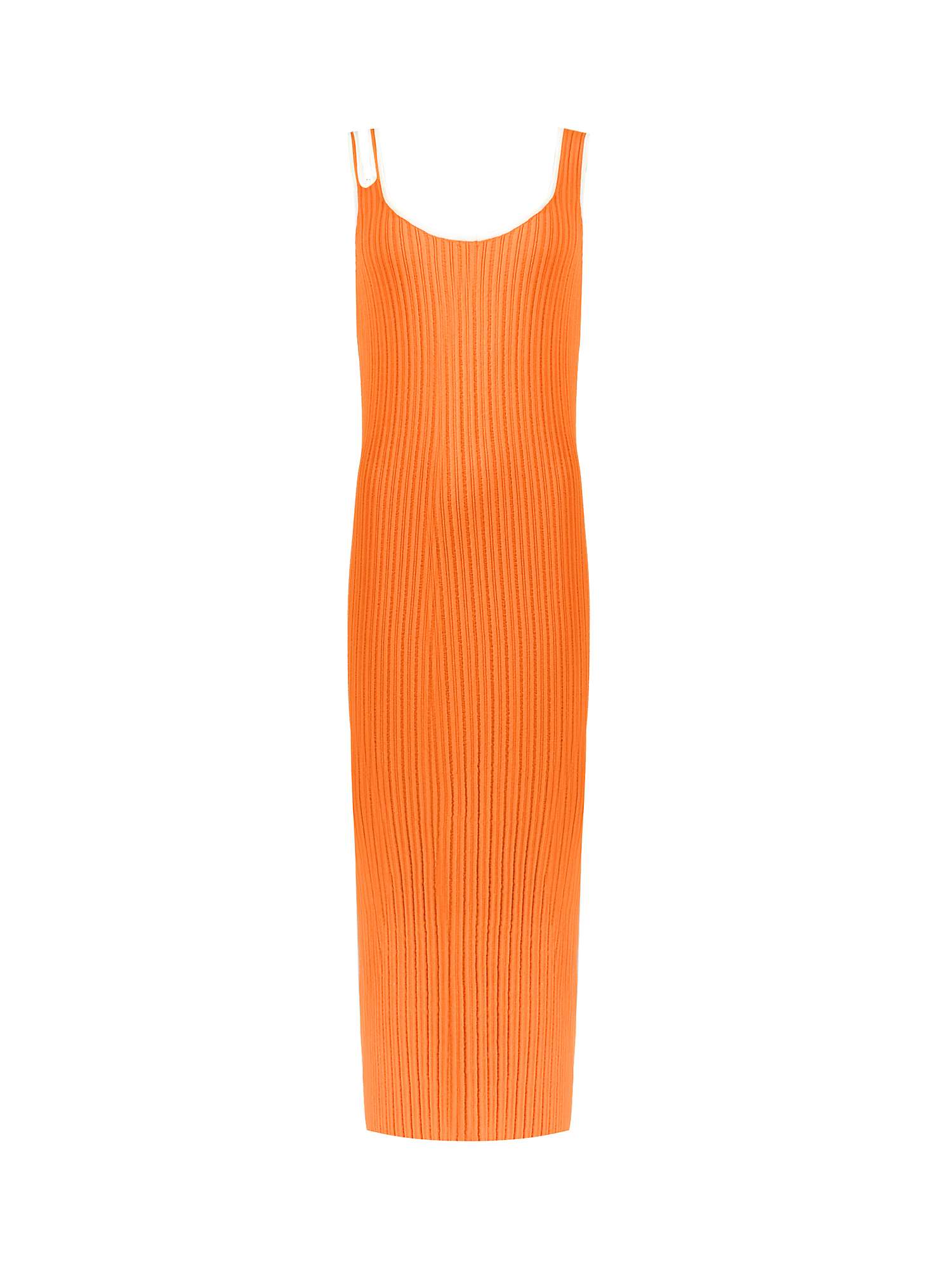 Buy Ro&Zo Contrast Trim Rib Knit Maxi Dress Online at johnlewis.com