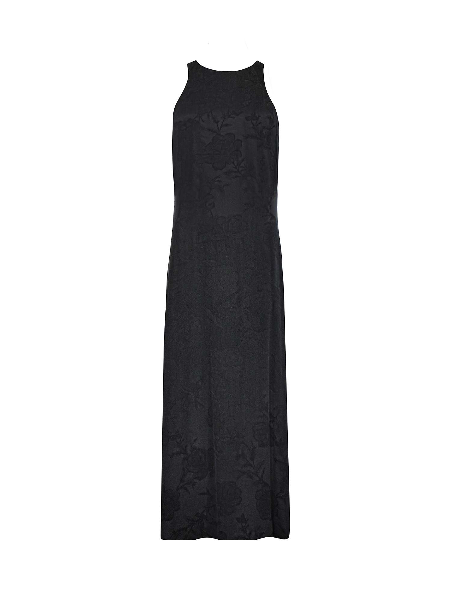 Buy Ro&Zo Camilla Floral Jacquard Maxi Dress, Black Online at johnlewis.com