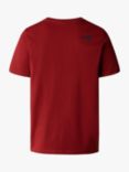 The North Face Short Sleeve Rust T-Shirt, Red, Red