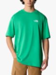 The North Face Oversized Dome T-Shirt, Optic Emerald, Optic Emerald