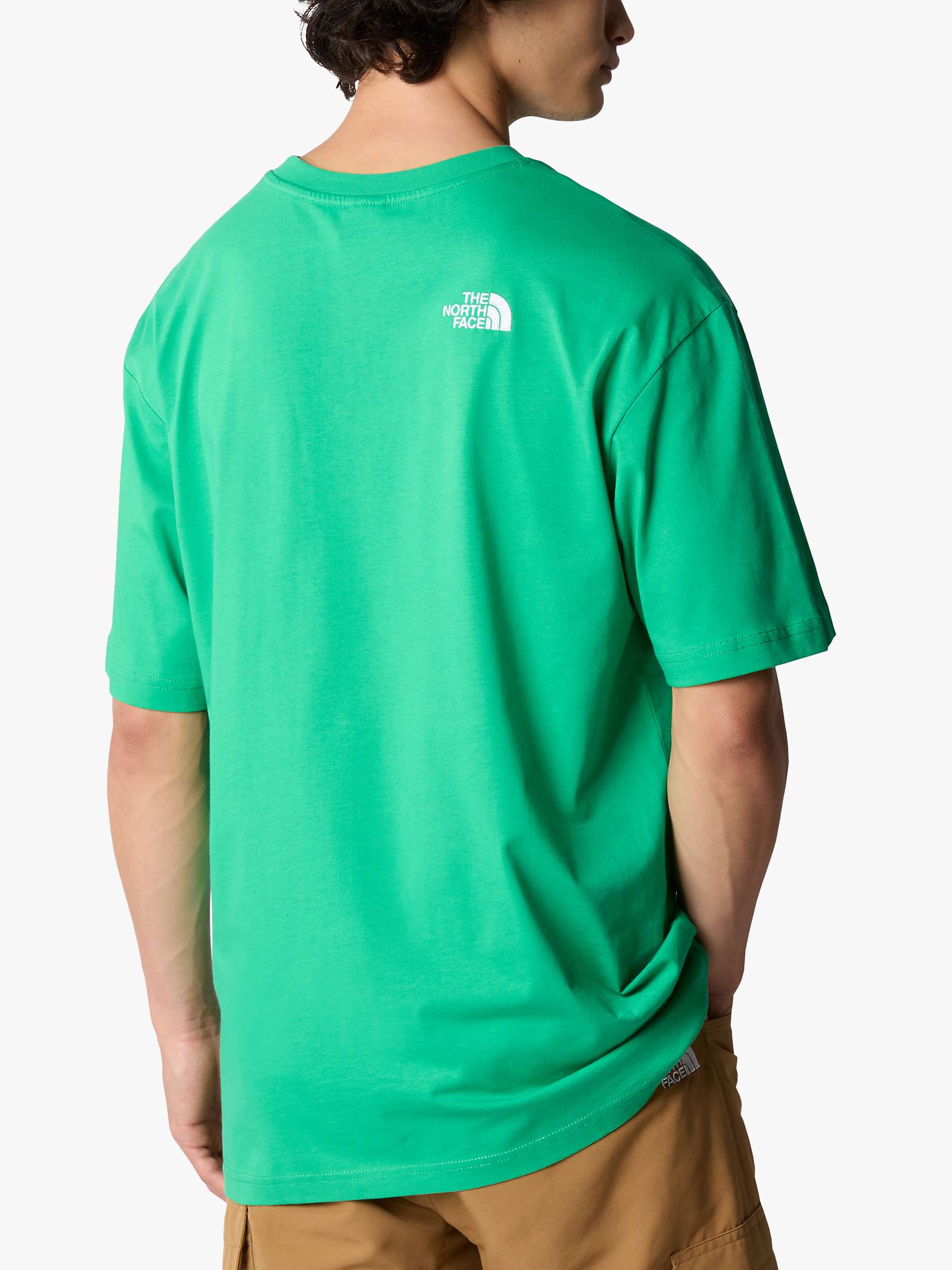 Buy The North Face Oversized Dome T-Shirt, Optic Emerald Online at johnlewis.com