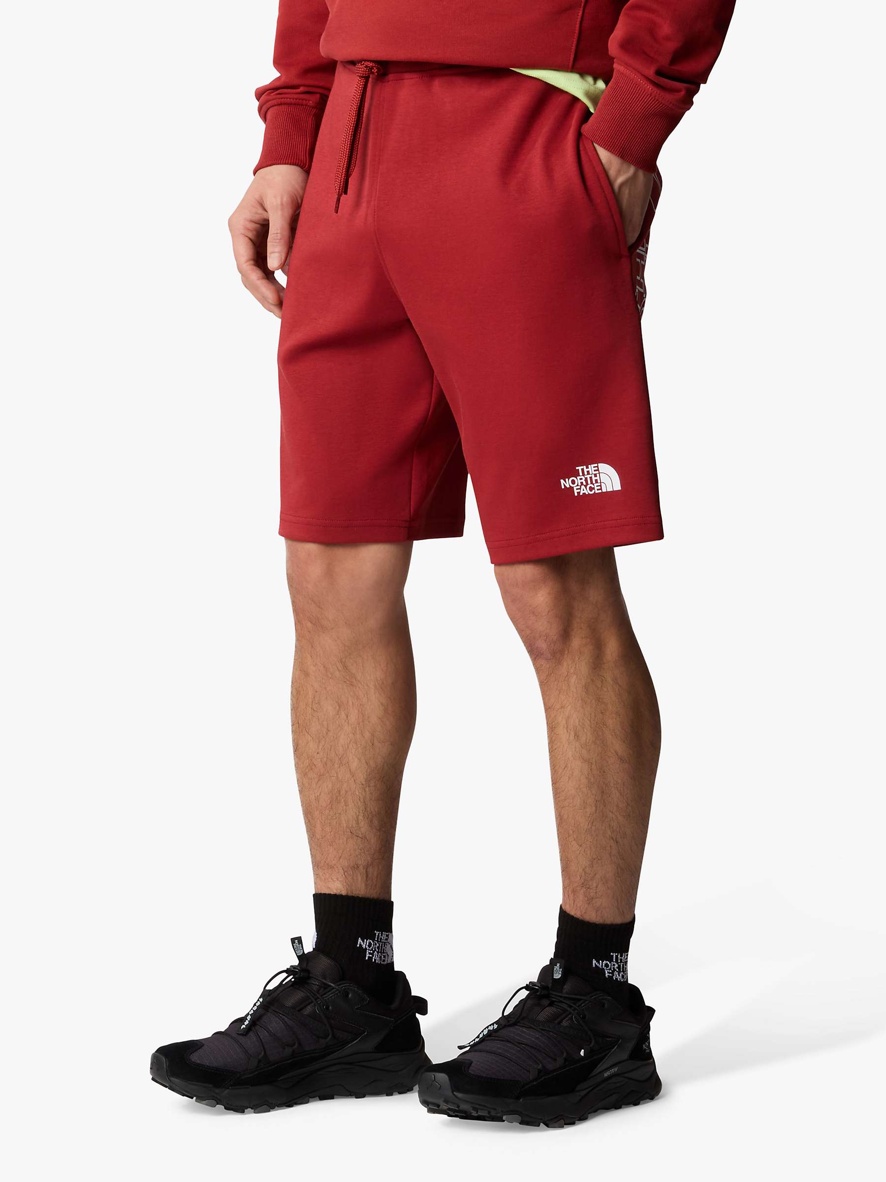 Buy The North Face Graphic Short, Red Online at johnlewis.com