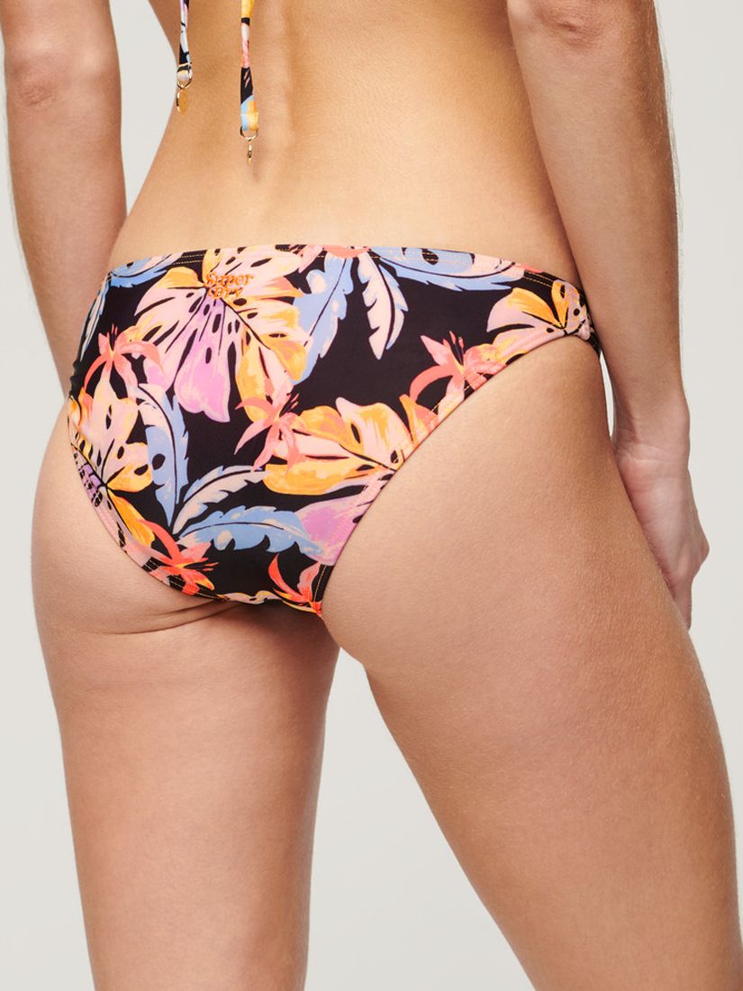 Superdry Printed Classic Bikini Briefs, Orange Tropic, 12