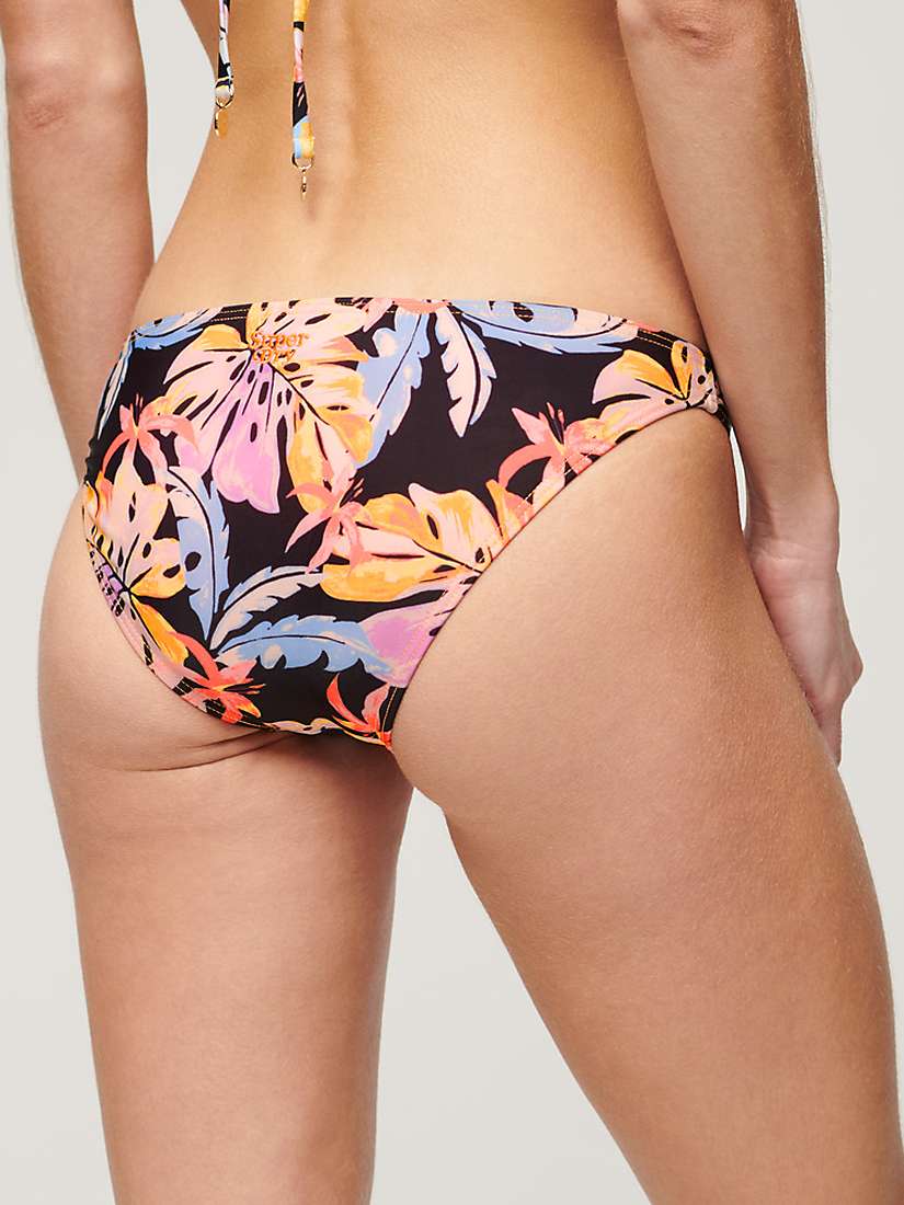 Buy Superdry Printed Classic Bikini Briefs, Orange Tropic Online at johnlewis.com