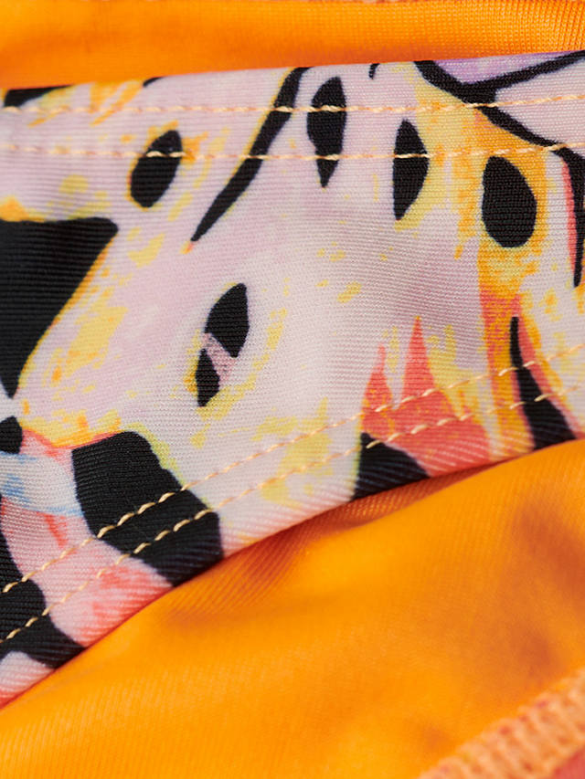 Superdry Printed Classic Bikini Briefs, Orange Tropic