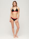 Superdry Elastic Cheeky Bikini Briefs, Black