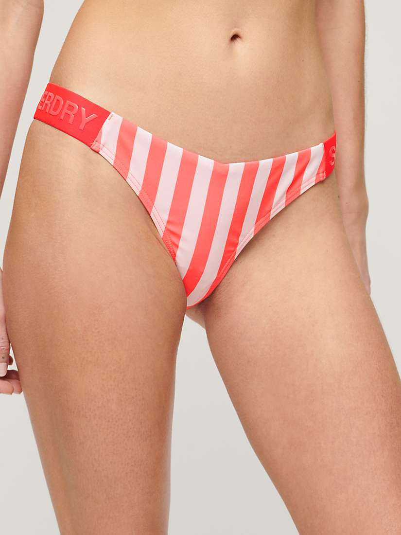 Buy Superdry Striped Cheeky Bikini Bottoms Online at johnlewis.com