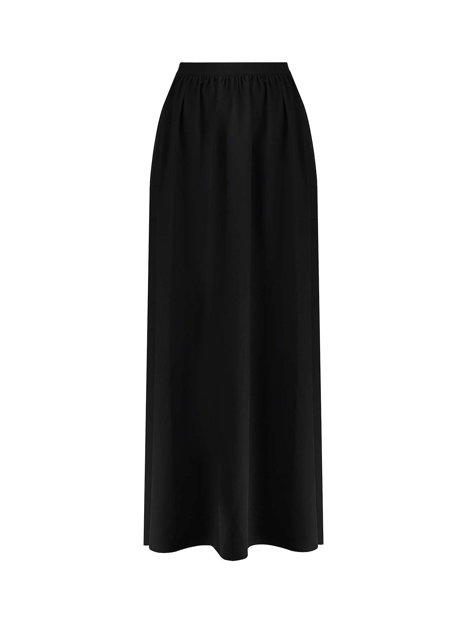 Buy Ro&Zo Parachute Maxi Skirt, Black Online at johnlewis.com
