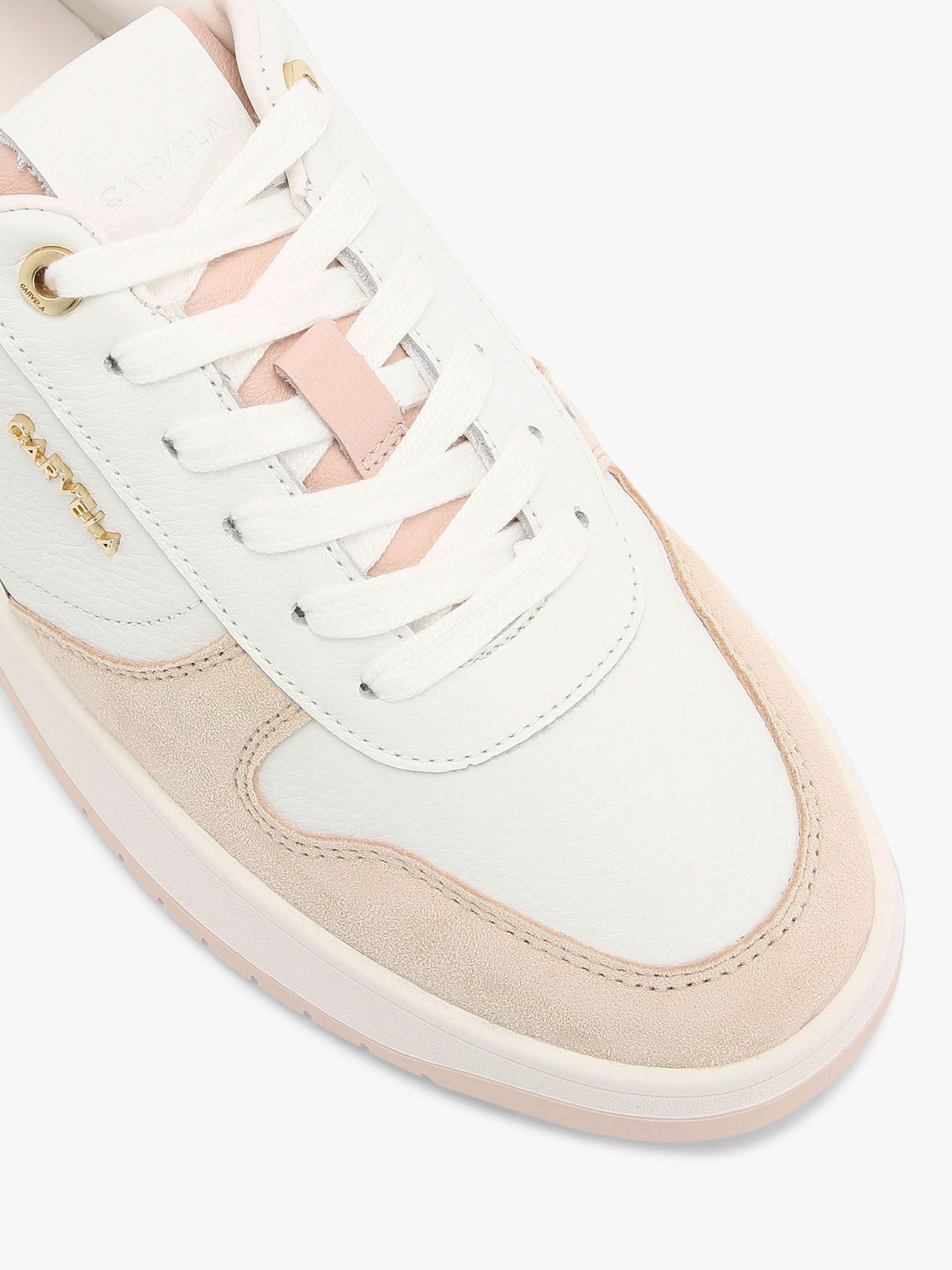 Buy Carvela Charm Leather Trainers Online at johnlewis.com