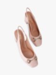 Carvela Poise Leather Slingback Court Shoes, Pink, Pink