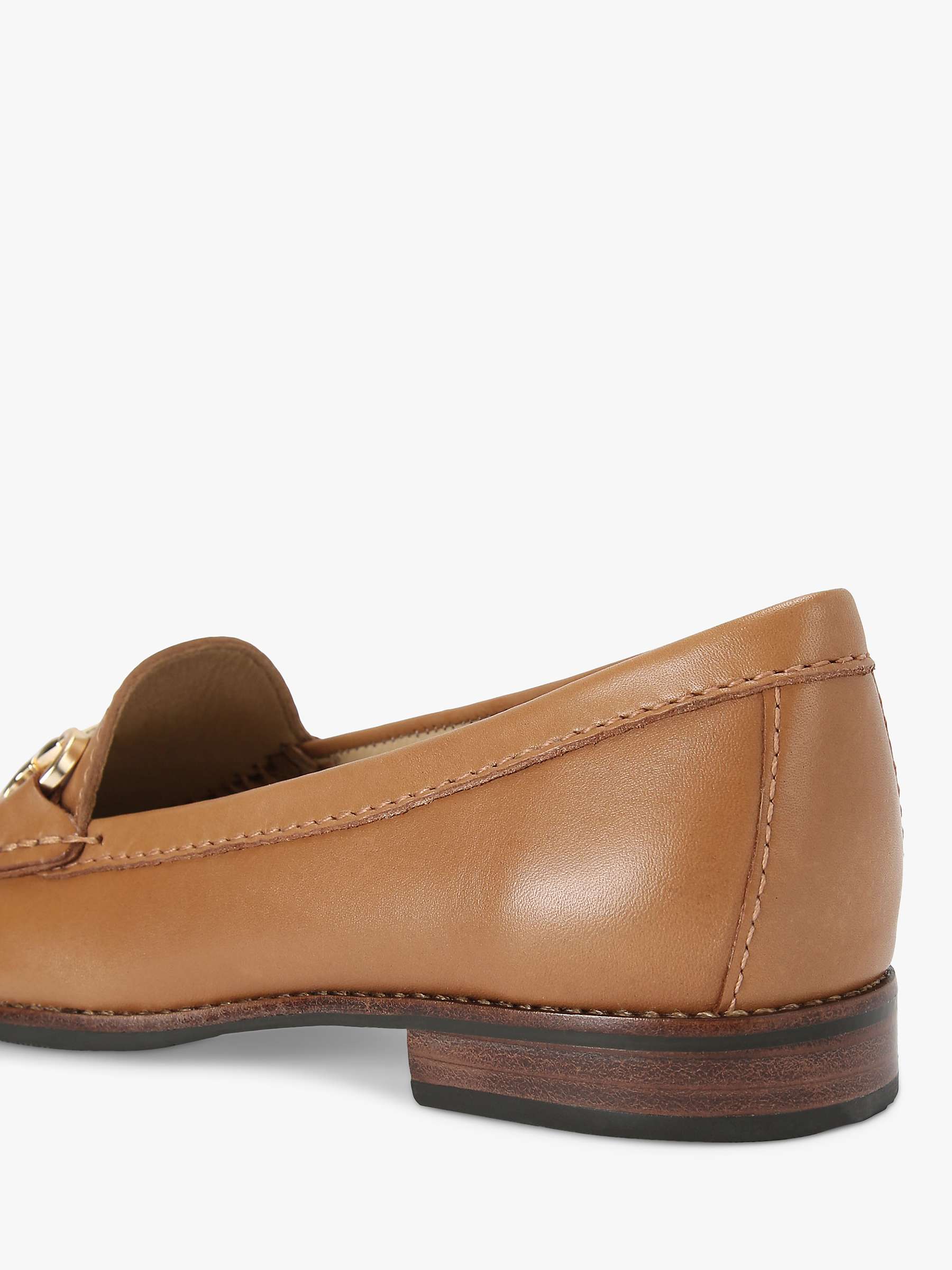 Buy KG Kurt Geiger Matilda Leather Slip On Loafers, Brown Tan Online at johnlewis.com
