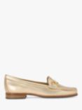 KG Kurt Geiger Matilda Leather Slip On Loafers, Gold