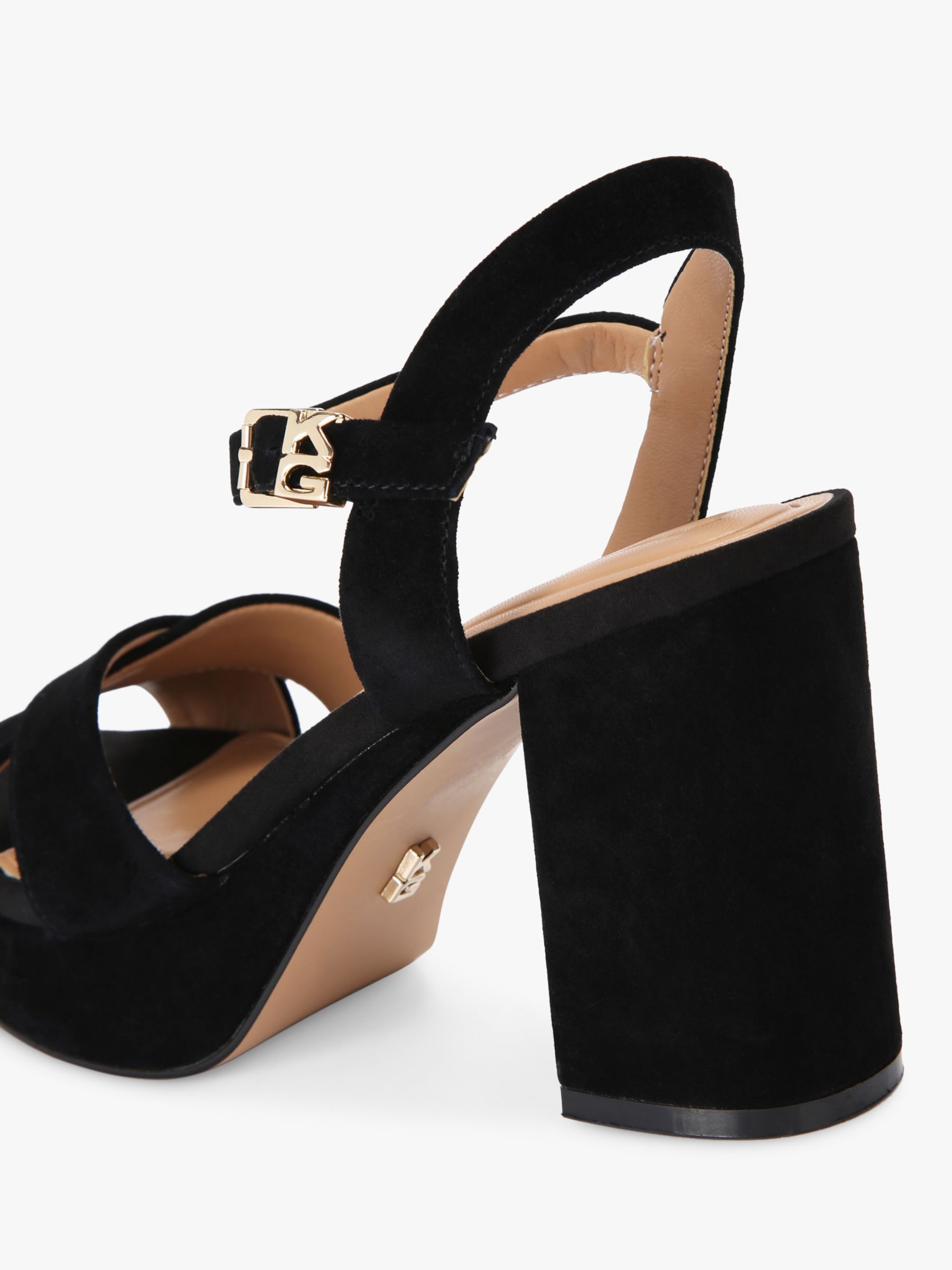 Buy KG Kurt Geiger Fenix Block Heel Sandals Online at johnlewis.com