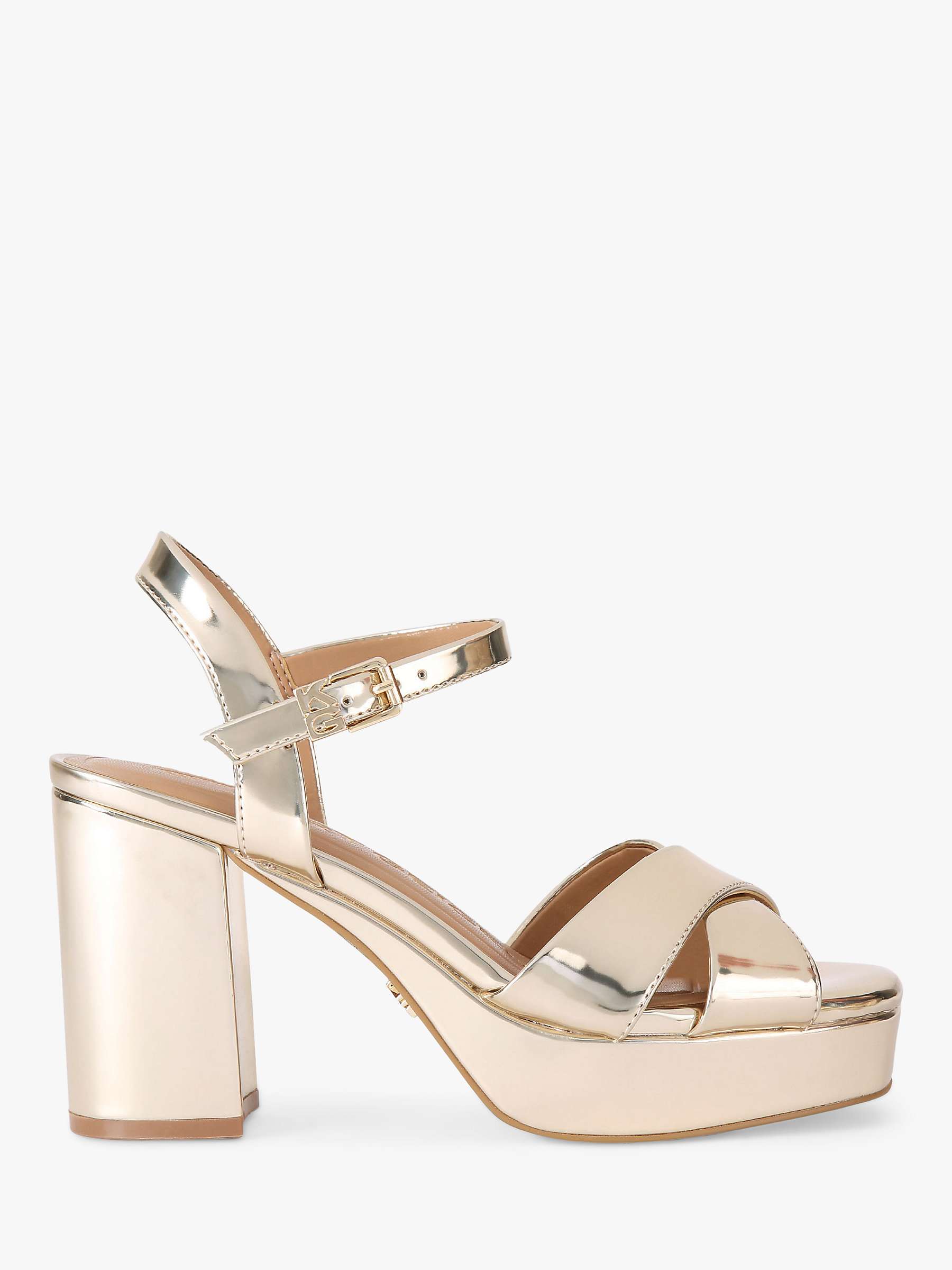 Buy KG Kurt Geiger Fenix Block Heel Sandals Online at johnlewis.com