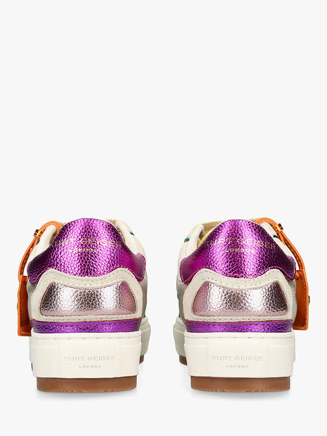 Kurt Geiger London Southbank Tag Leather Trainers, Multi