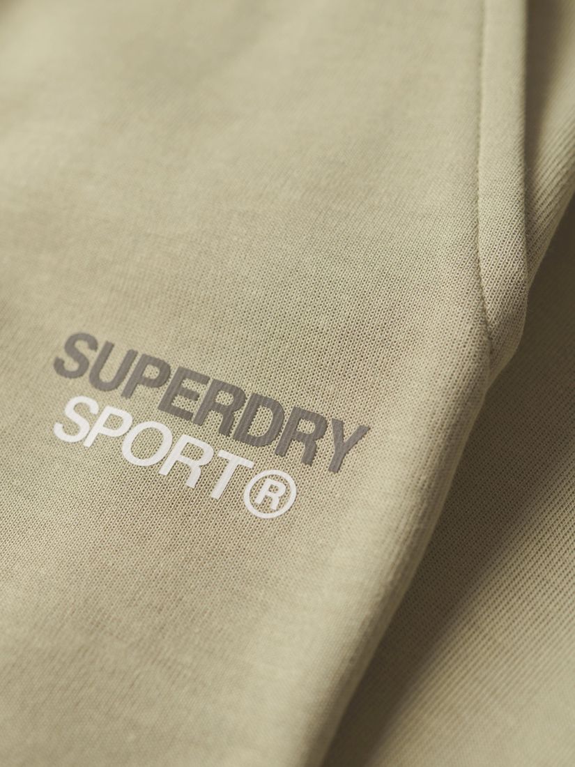 Buy Superdry Sport Tech Logo Tapered Joggers, Seagrass Green Online at johnlewis.com