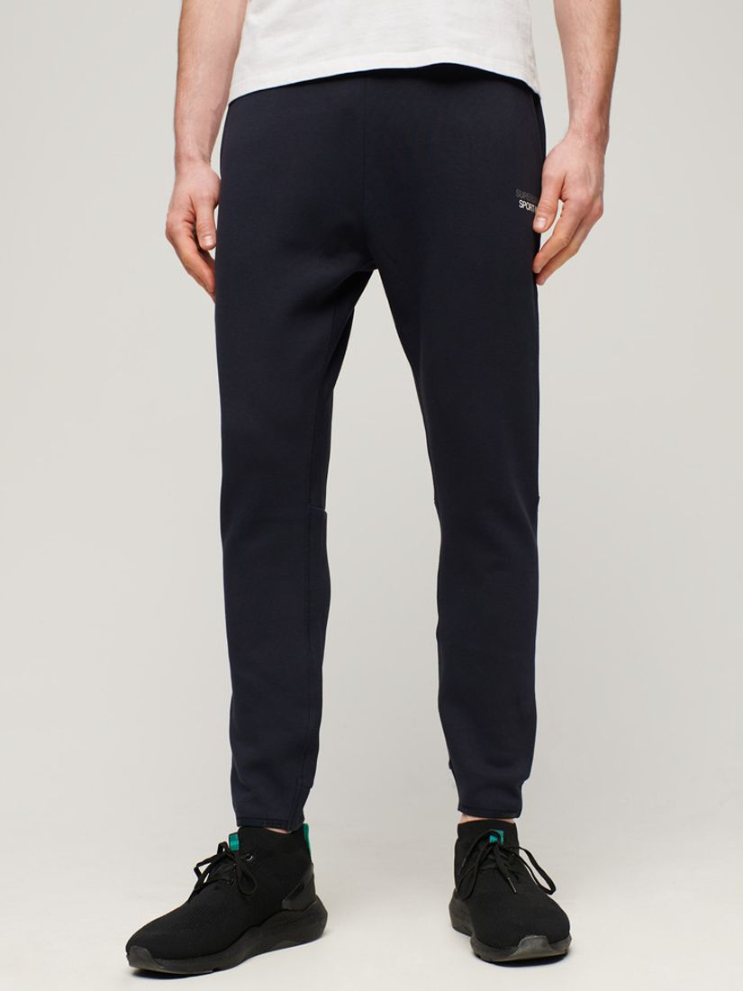 Superdry Sport Tech Logo Tapered Joggers, Eclipse Navy, L