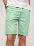 Superdry Officer Chino Shorts, Mint Turquoise