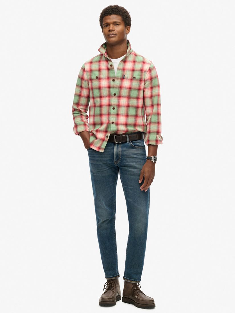 Buy Superdry Organic Cotton Vintage Check Overshirt Online at johnlewis.com