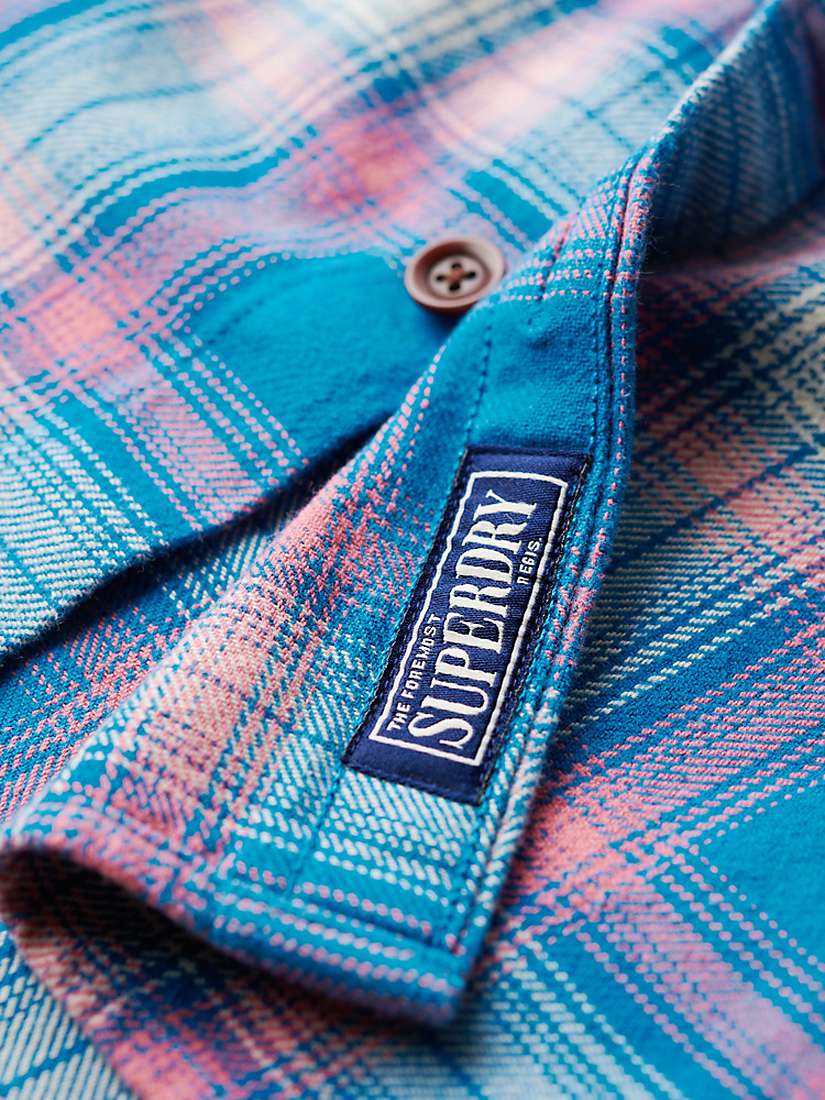 Buy Superdry Organic Cotton Vintage Check Overshirt Online at johnlewis.com