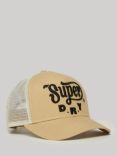 Superdry Dirt Road Trucker Cap, Sandstone Brown