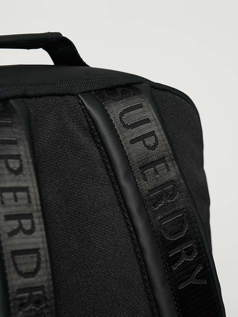 Buy Superdry 25 Litre Tarp Backpack, Black/Optic Online at johnlewis.com