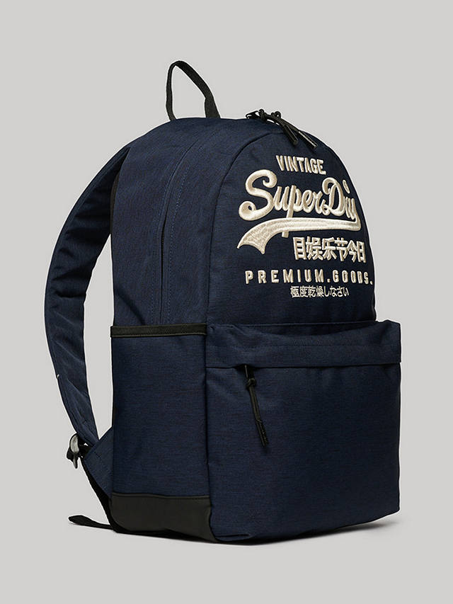 Superdry Heritage Montana Backpack, Eclipse Navy Marl