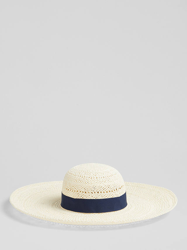 L.K.Bennett Saffron Raffia Hat, Natural