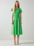 L.K.Bennett Chloe Jersey Midi Dress, Green, Green