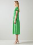 L.K.Bennett Chloe Jersey Midi Dress, Green, Green