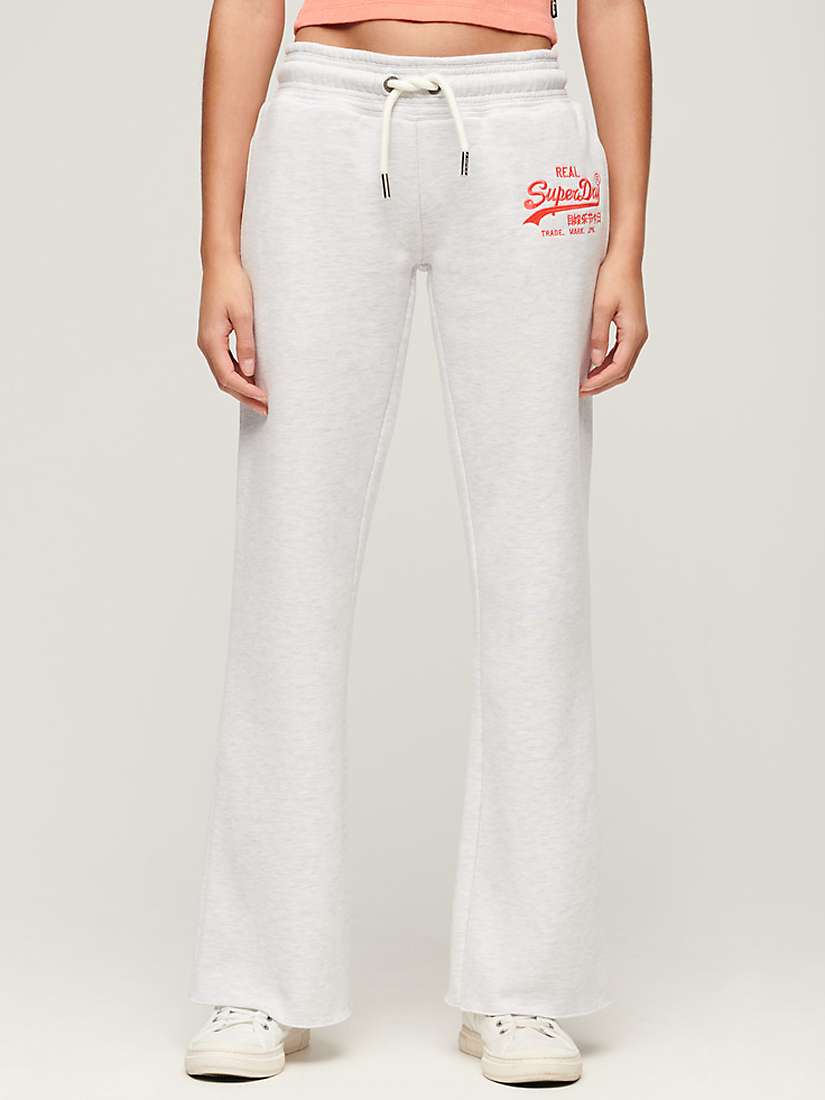 Buy Superdry Neon Vintage Logo Low Rise Flare Joggers Online at johnlewis.com