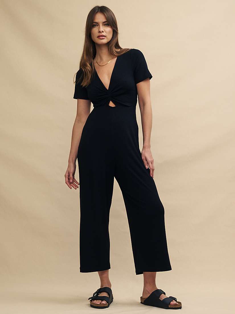 Buy Nobody's Child Wren Cropped Jumpsuit, Black Online at johnlewis.com