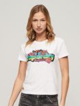 Superdry Cali Sticker Fitted T-Shirt