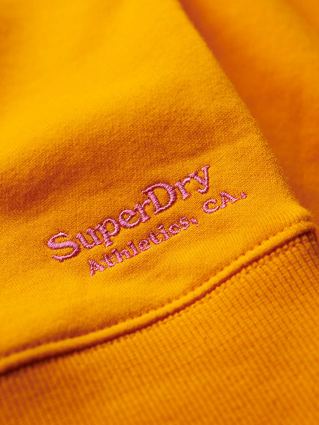 Superdry Essential Boxy Fit Logo Sweatshirt, Satsuma Orange