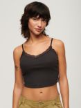 Superdry Athletic Essential Lace Trim Cropped Cami Top