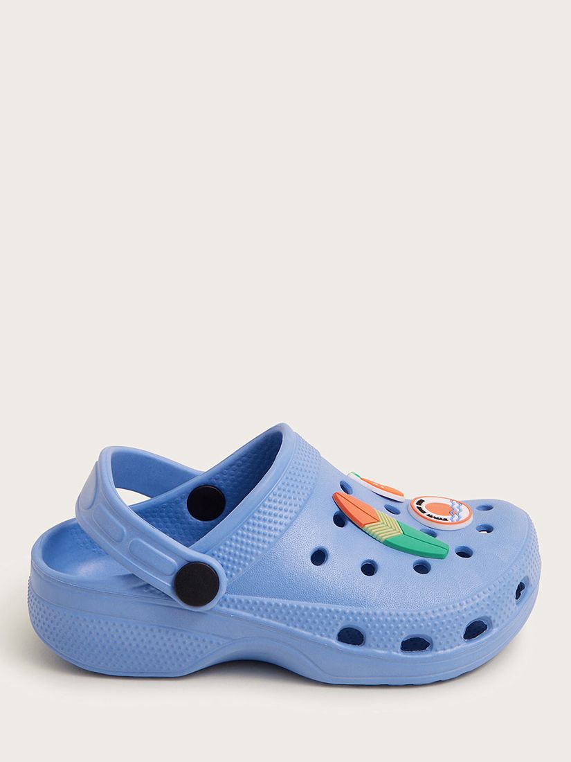 Monsoon Kids' Surf Crocs, Blue, A4