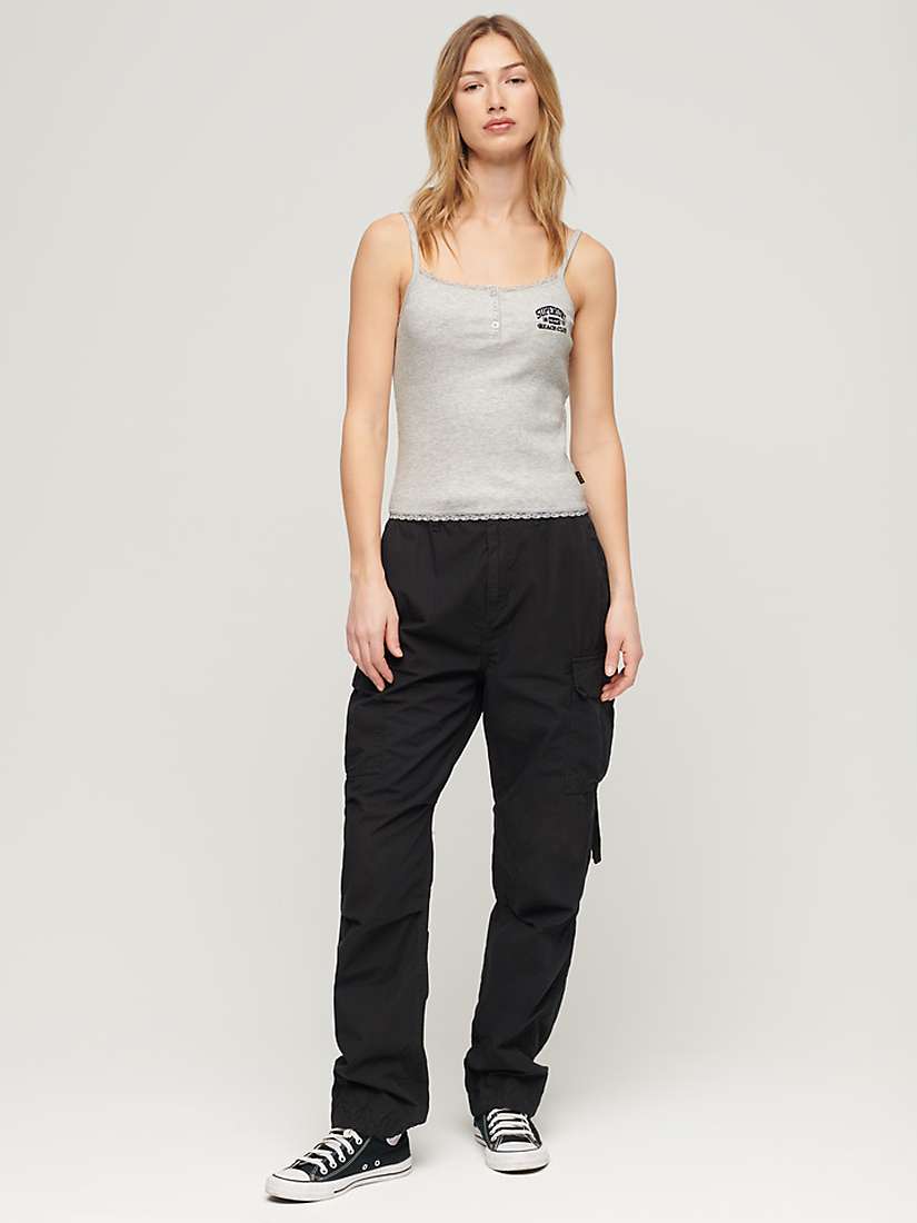 Buy Superdry Athletic Essentials Button Down Cami Top Online at johnlewis.com