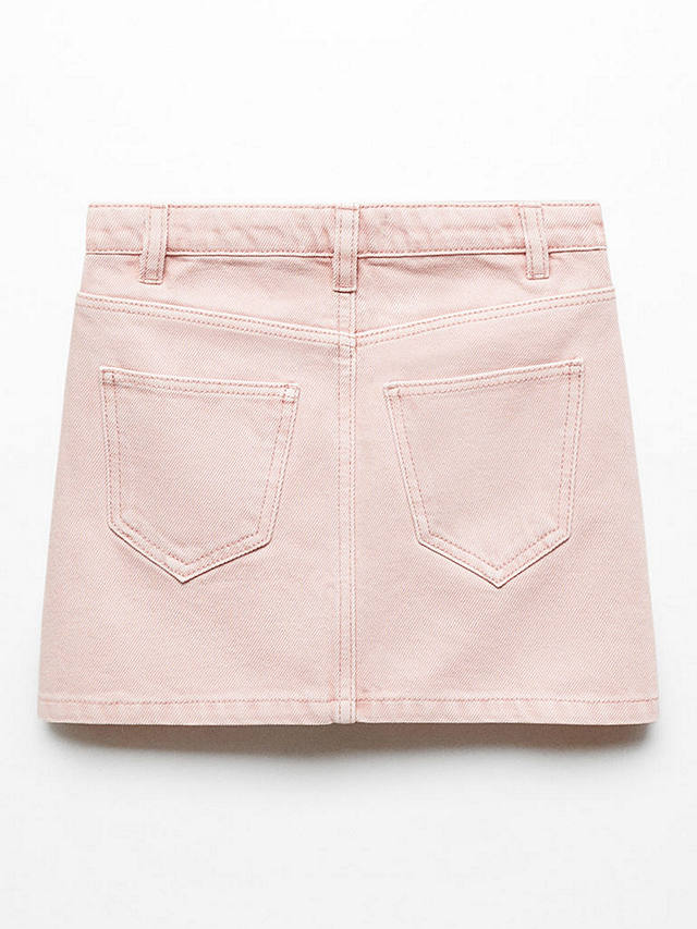 Mango Kids' Sabina Denim Skirt, Pink