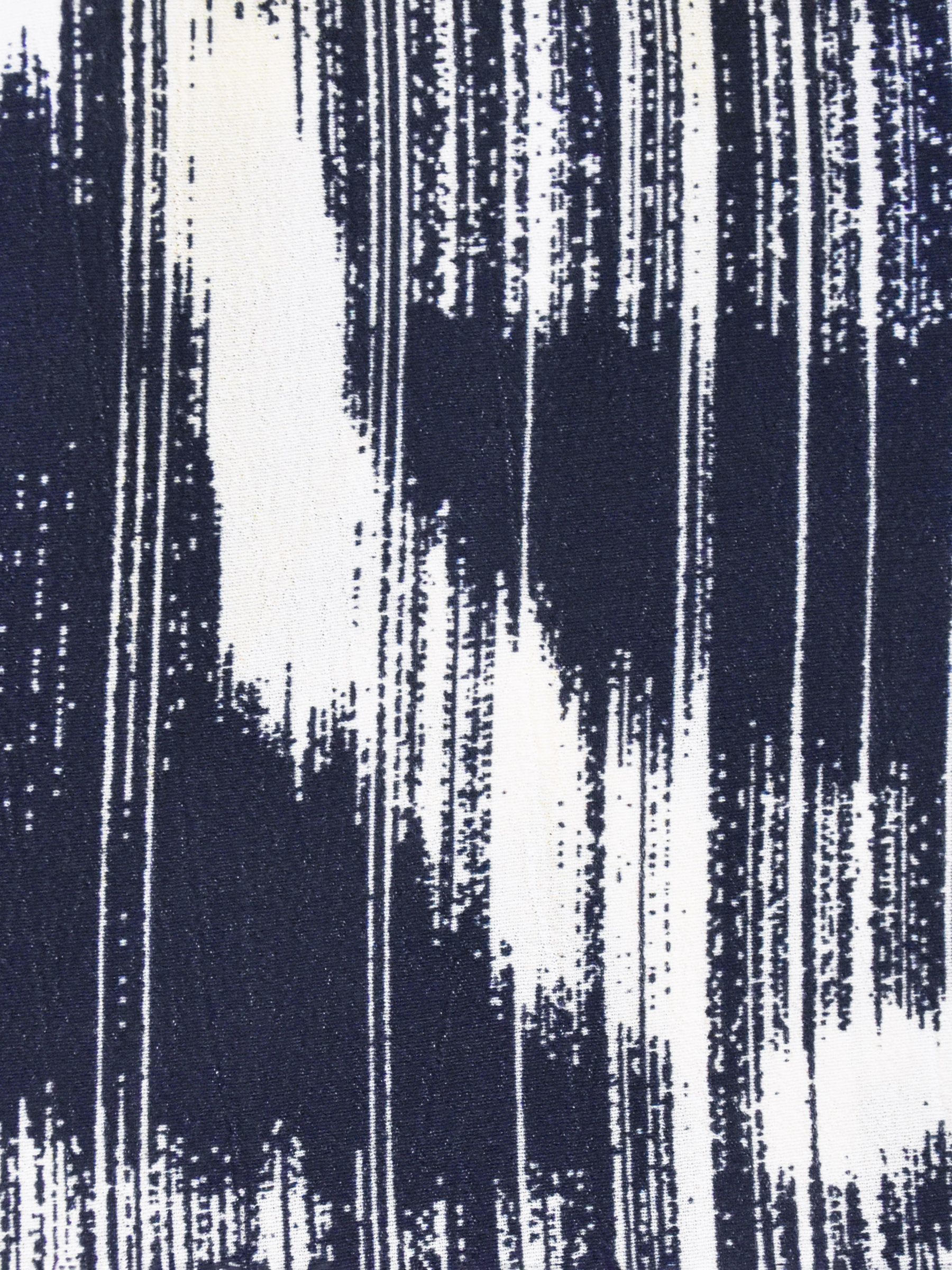 Live Unlimited Curve Geometric Print Drawstring Waist Maxi Dress, Blue, 12