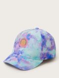 Monsoon Kids' Tie Dye Baseball Cap, Lilac/Multi