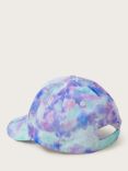Monsoon Kids' Tie Dye Baseball Cap, Lilac/Multi