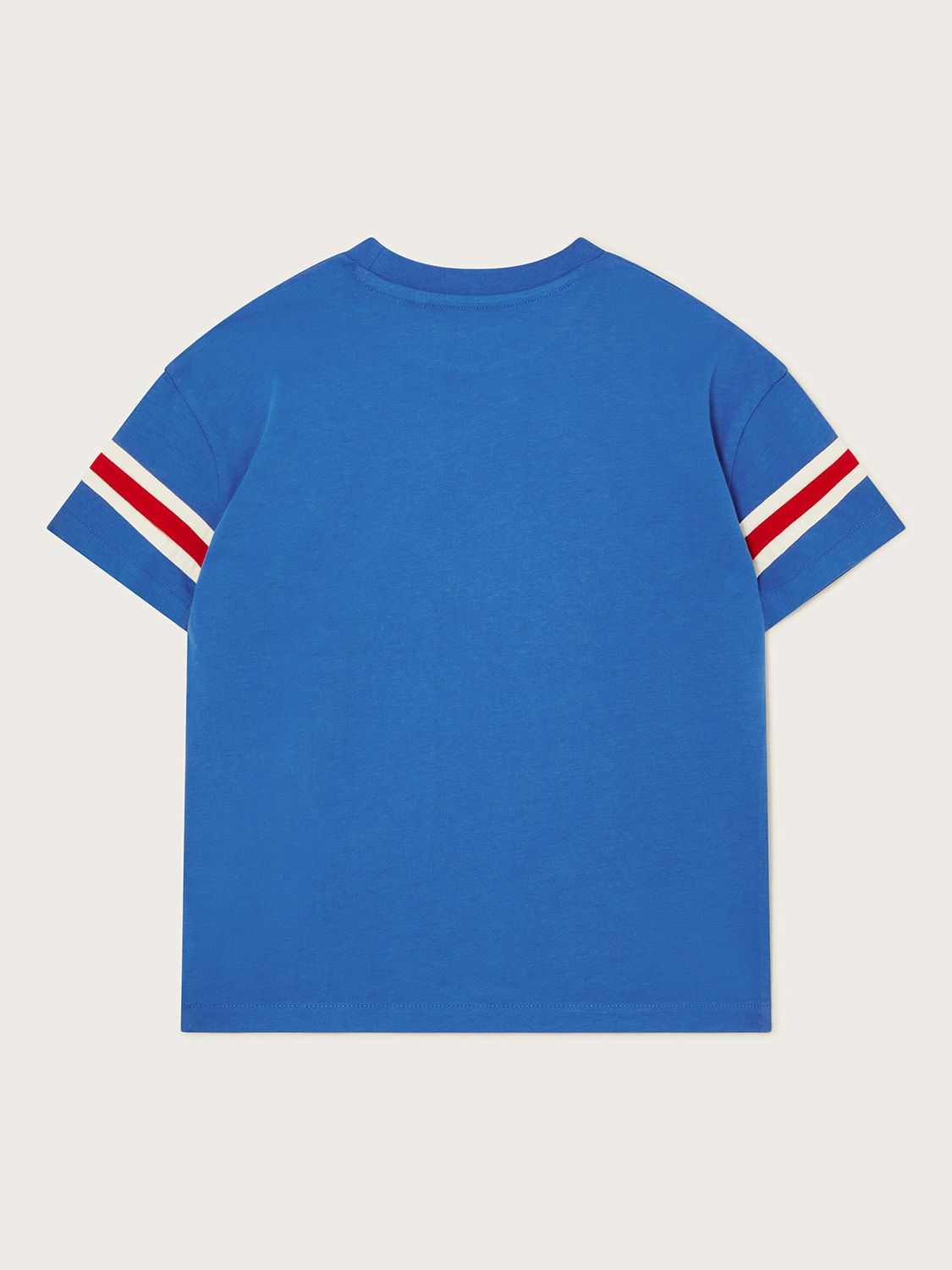 Monsoon Kids' Easy Peasy T-Shirt, Blue/Multi, 3-4 years
