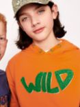 Monsoon Kids' Wild Oversized Hoodie, Orange