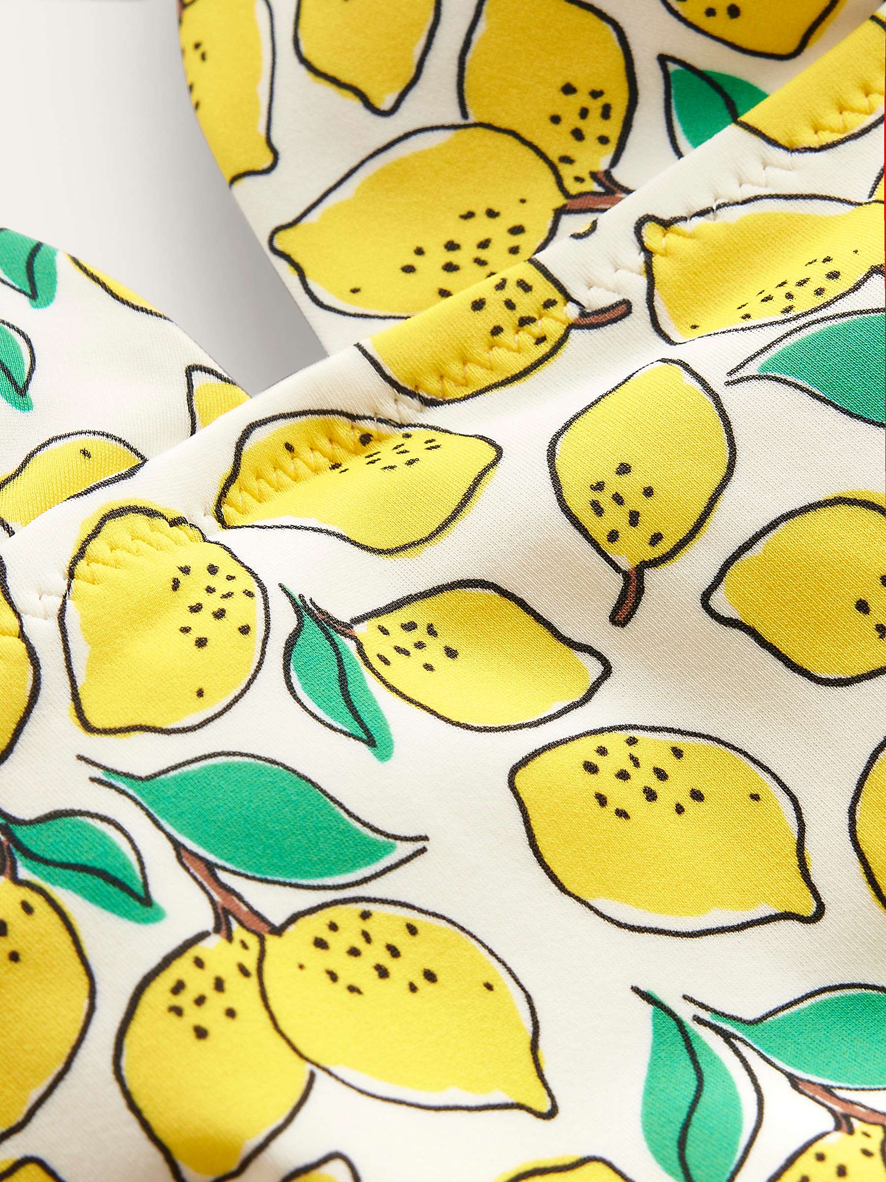 Buy Boden Symi String Lemon Print Swimsuit, Ivory/Multi Online at johnlewis.com