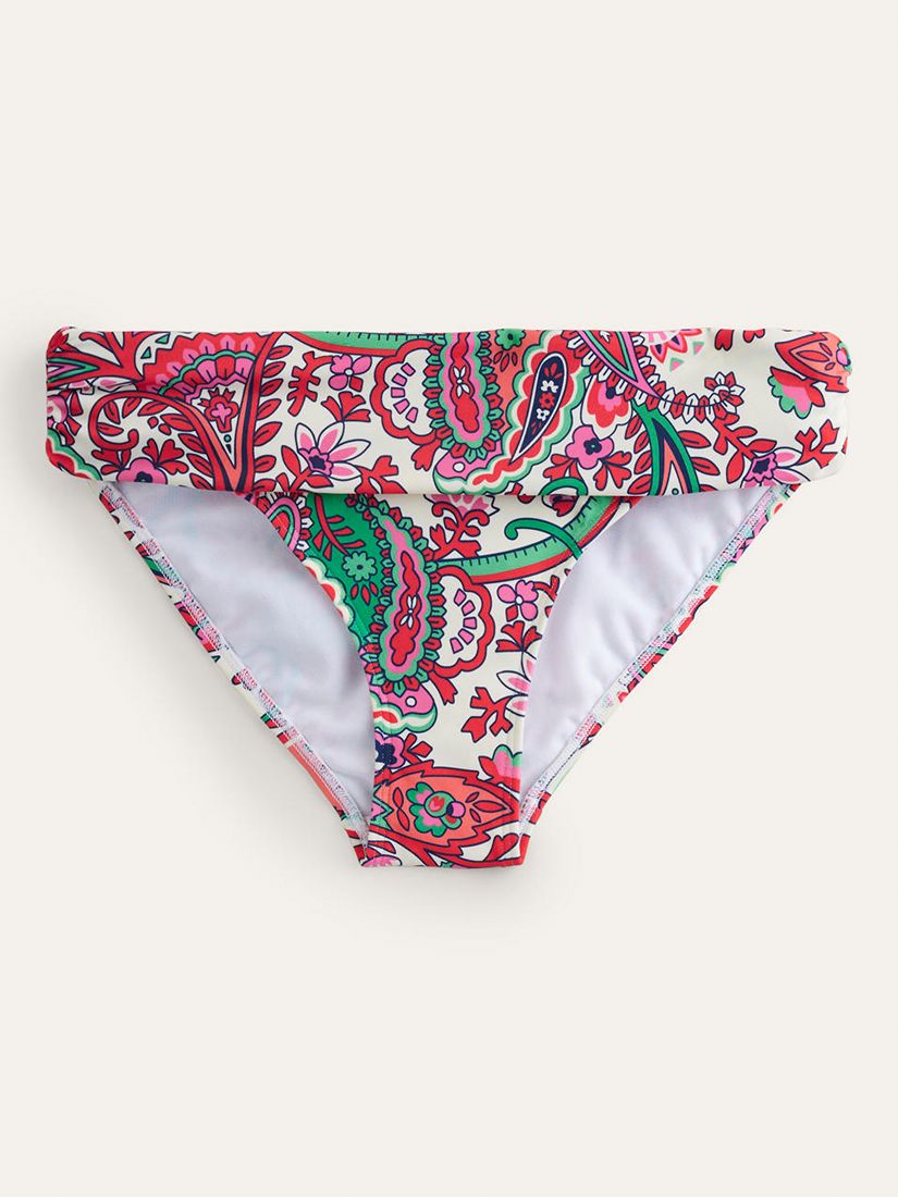 Boden Levanzo Fantastical Fold Down Bikini Bottoms, Multi, 12