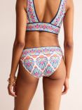 Boden Classic Mid-Rise Bikini Bottoms, Flora Stamp