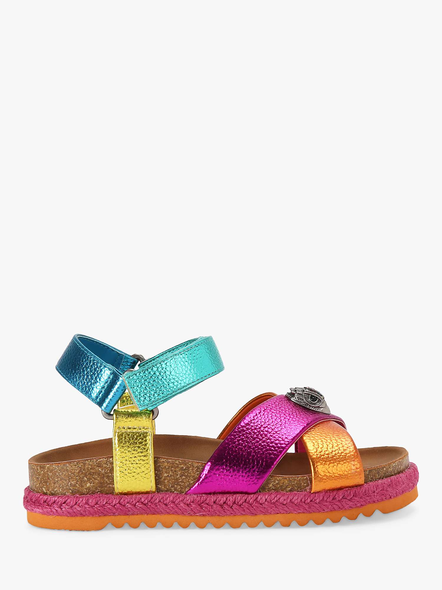 Buy Kurt Geiger London Kids' Mini Kensington Espadrille Sandals, Multi Online at johnlewis.com