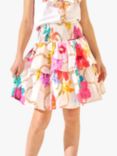 Angel & Rocket Kids' Katie Floral & Chain Print Tiered Skirt, Multi