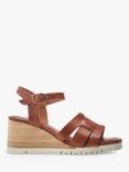 Moda in Pelle Pedie Platform Leather Sandals, Tan